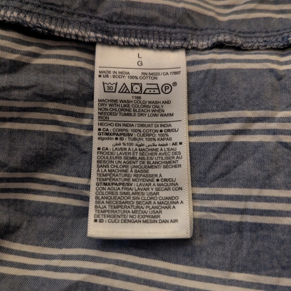 Old Navy Tiered Striped Midi Dress - Picture 5 of 5